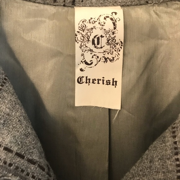 “CHERISH” wool blend lined jacket. - Picture 4 of 6